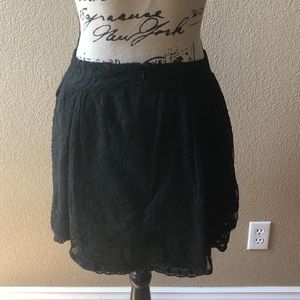 Free People black skirt.